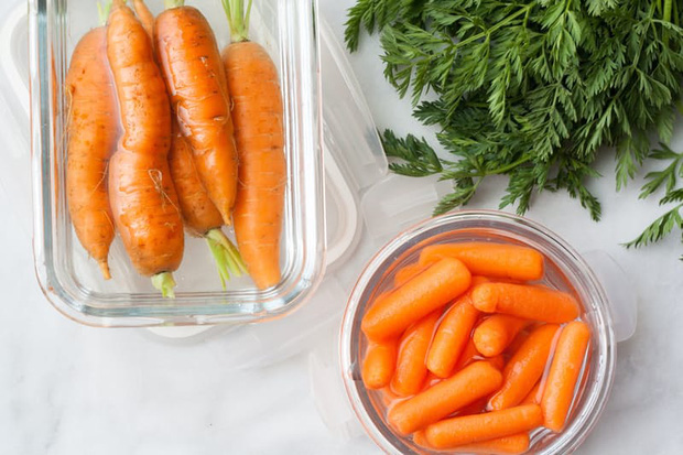 Bảo quản cà rốt trong ngăn mát