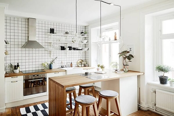 Hãy thêm phụ kiện trang trí cho không gian phòng bếp đẹp hơn